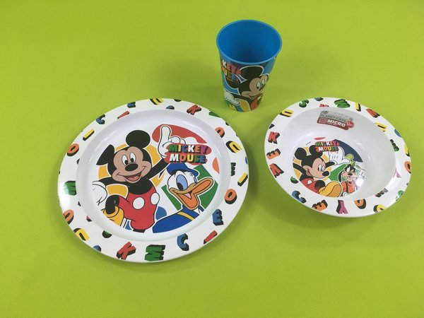 Geschirr Set Disney Micky Maus Mikrowellen geeignet