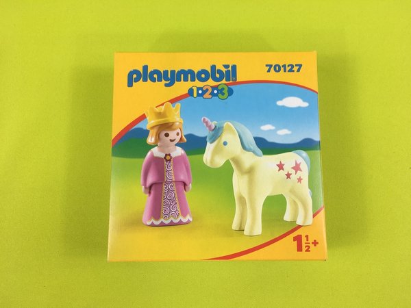 Playmobil® 1.2.3 Prinzessin mit Einhorn 70127