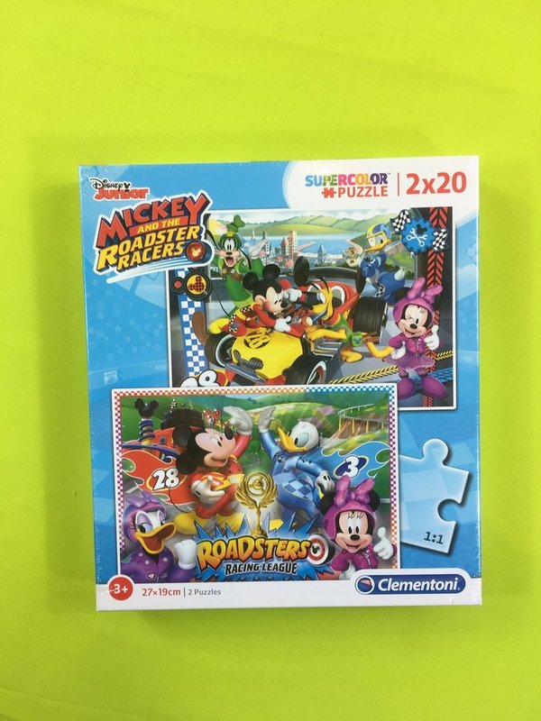 Puzzle Micky Maus 2 x 20 Teile von Clementoni