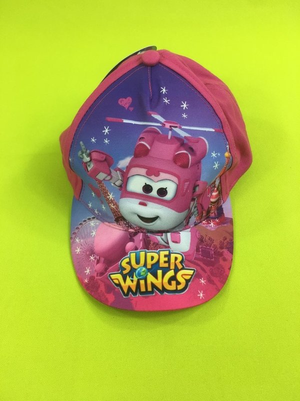 Kappe Super Wings Pink 50-54 cm