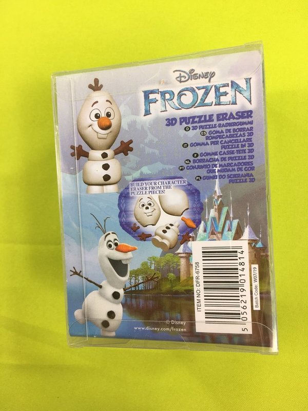Disney Frozen 3D Olaf Radiergummi XXL