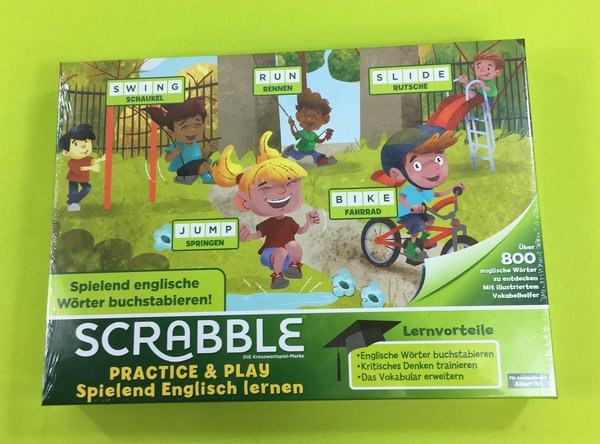 Scrabble Practice & Play - Spielend Englisch lernen von Mattel