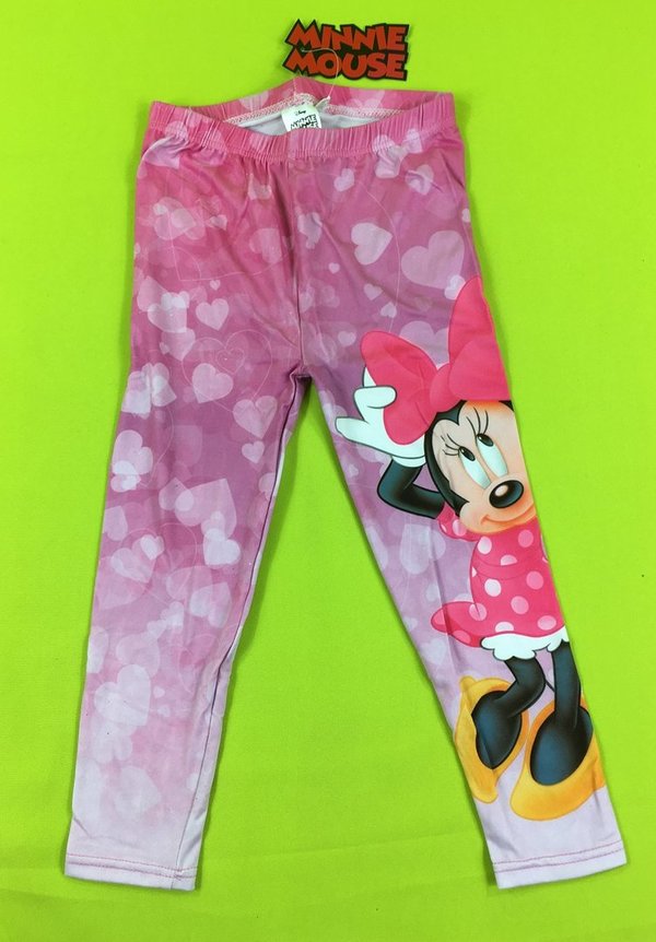 Leggings Disney Minnie Maus mit Herzen 98 - 128 cm