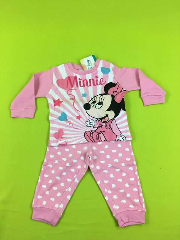 Pyjama Disney Minnie Maus Rosa 80, 86, 92, 98/104 cm