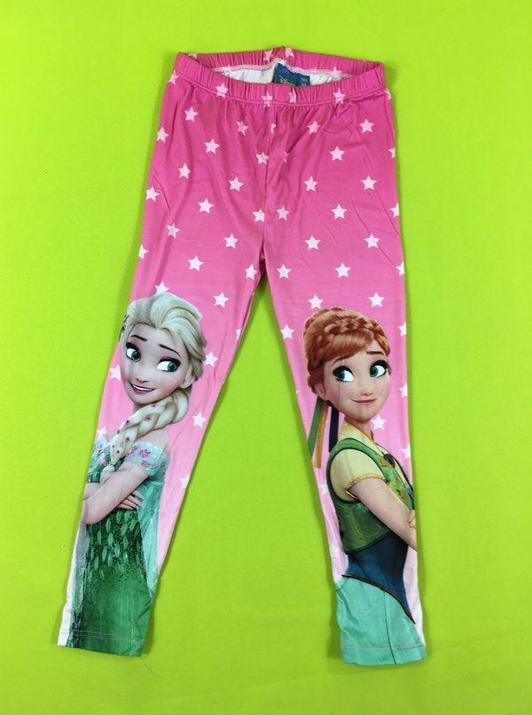 Leggings Disney Frozen Pink mit Sternen 104 - 134 cm