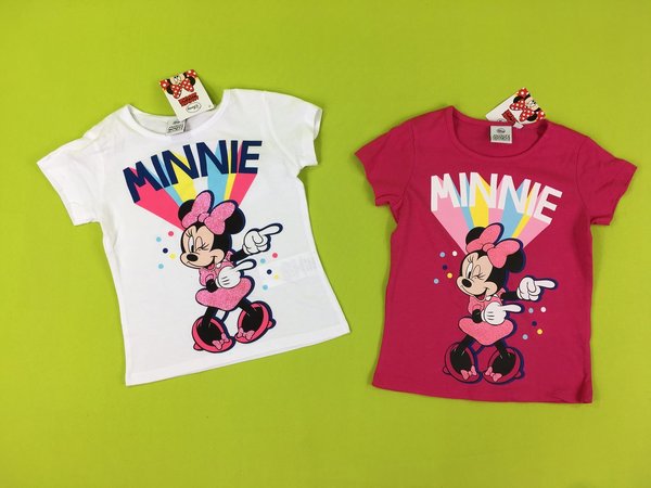 Disney Minnie Maus lachend T-shirt Pink 98 cm
