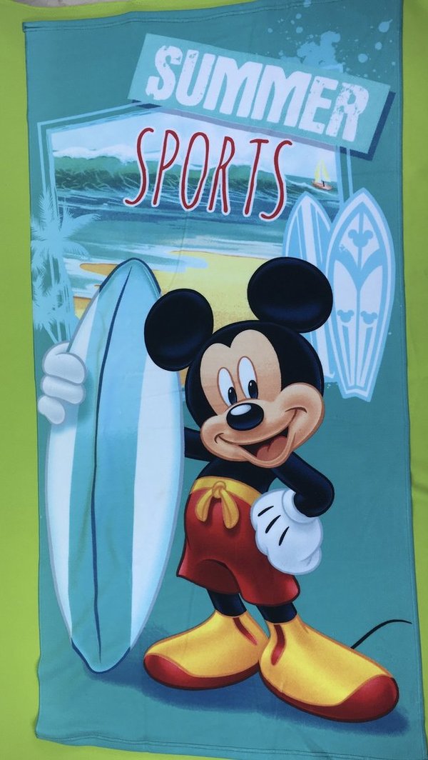 Badetuch Disney Micky Maus Summer Sports 70 x 140 cm