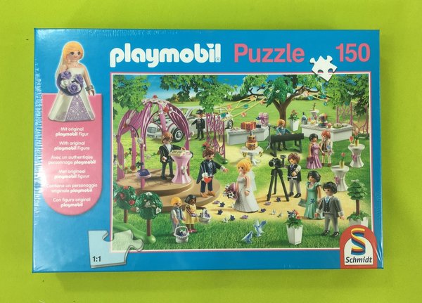 Puzzle Playmobil 150 Teile + Figur von Schmidt Spiele