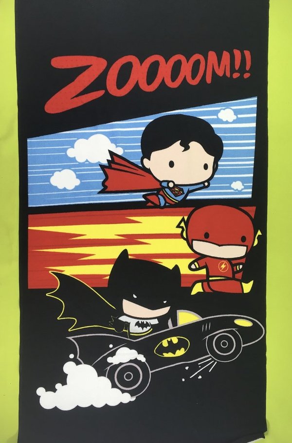 Badetuch DC Comics Batman Flash Superman 70 x 140 cm