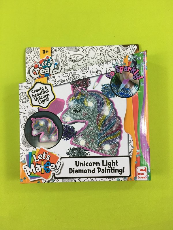 Let's Create Unicorn Light Diamond Painting