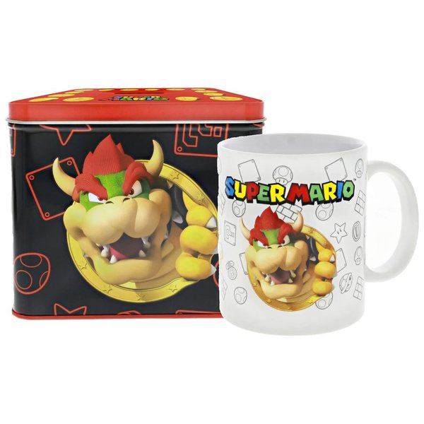 Nintendo Super Mario Set - Spardose + Tasse
