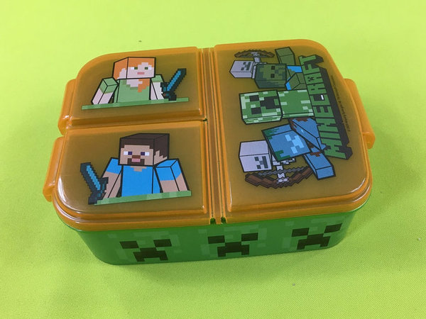 3 Fächer Brotdose Minecraft