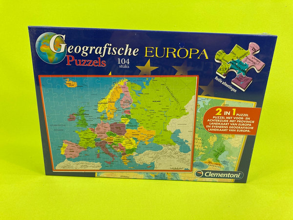 Puzzle Europa 104 Teile von Clementoni