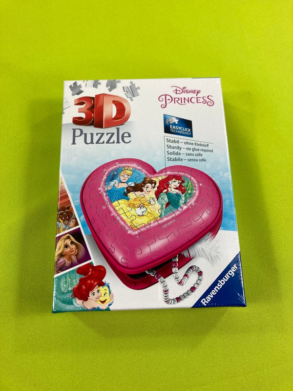 Herzschatulle / Schmuckkästchen Puzzle 3D Disney Princess von Ravensburger