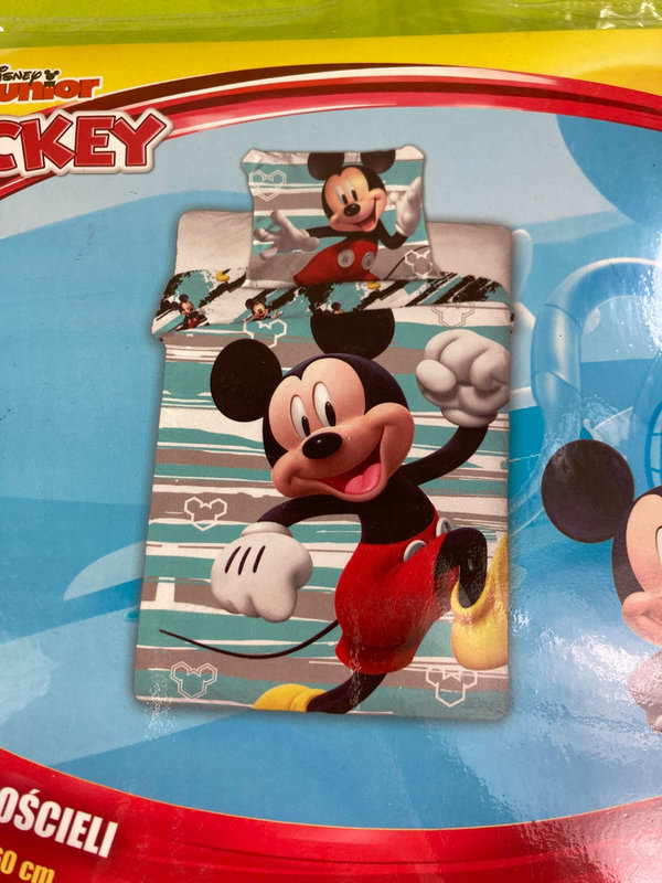 Bettwäsche Disney Micky Maus 100 x 135 cm & 40 x 60 cm