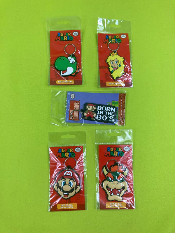 Schlüsselanhänger Super Mario Friends 6 cm